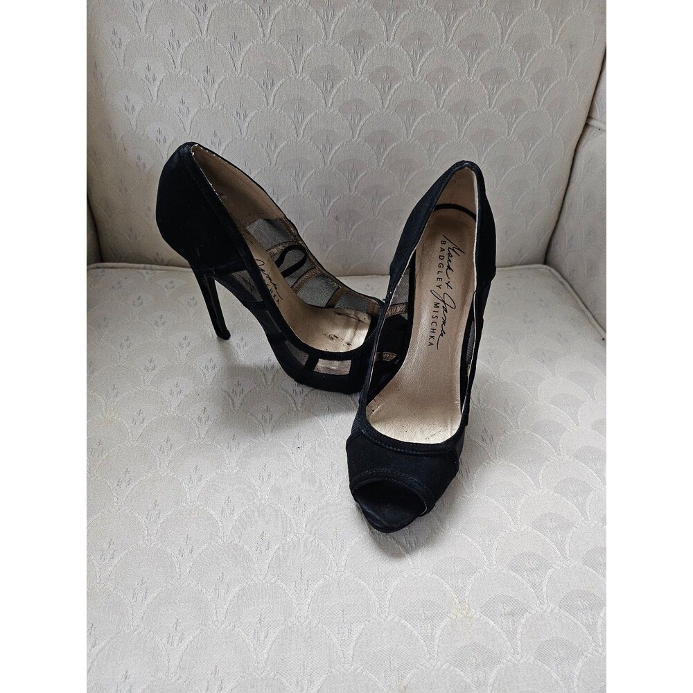 Black platform heels
